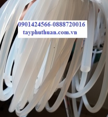 GIOĂNG SILICONE TRẮNG PHI 6MM