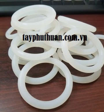 Ron silicone trắng